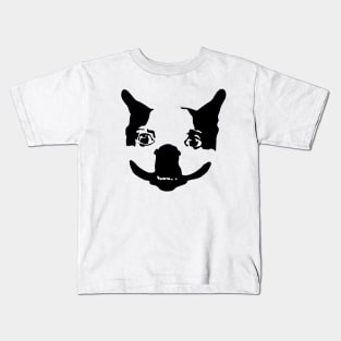 Cute Smiling Boston Terrier Kids T-Shirt